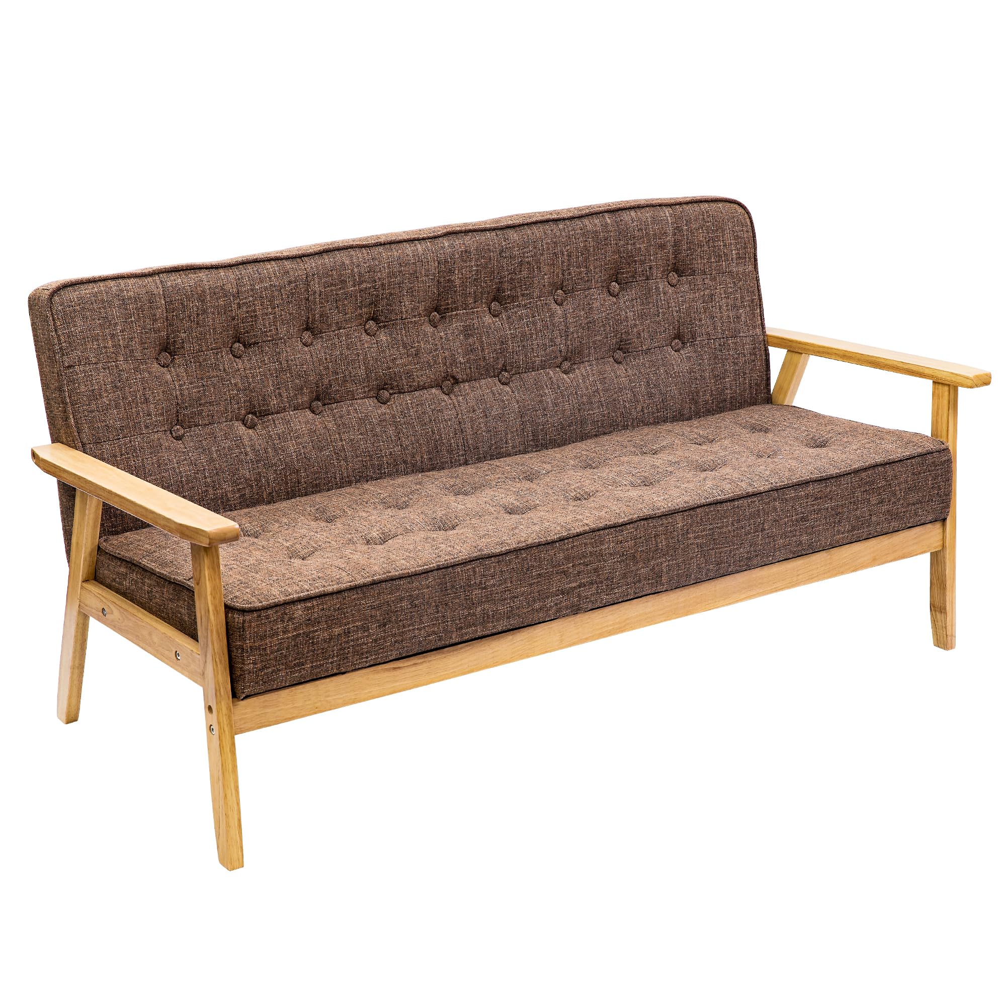 Amazon｜lifesia ソファ カウチ ソファー 3人掛け ファブリック 肘付き